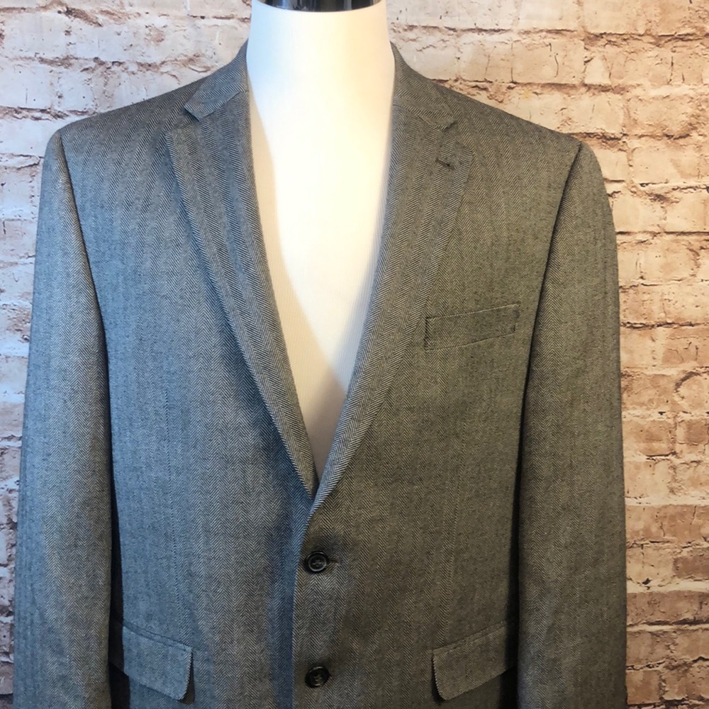 Chaps Ralph Lauren Herringbone Blazer 46R
